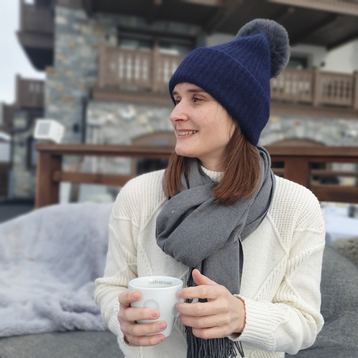 Medium Blonde Layered Bob With Side Fringe — Winter Haircuts for Girls