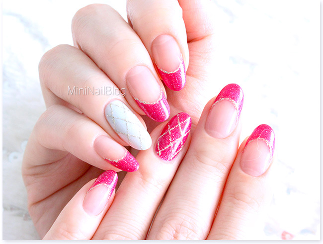 Pale Pink Oval Silver Bows Pale Pink Oval Silver Bows β Winter Nail Art Simple