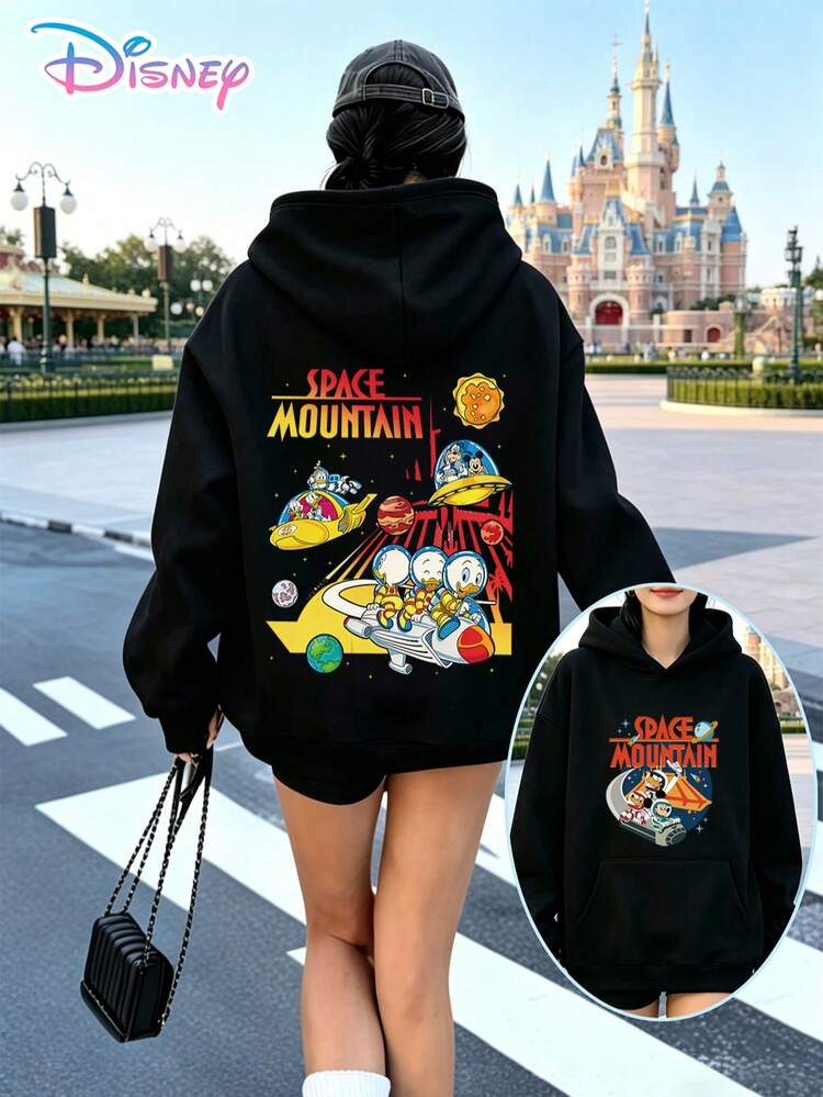 Space Mountain Hoodie with Shorts for Cool-Weather Casual Wear Disney Winter Outfits