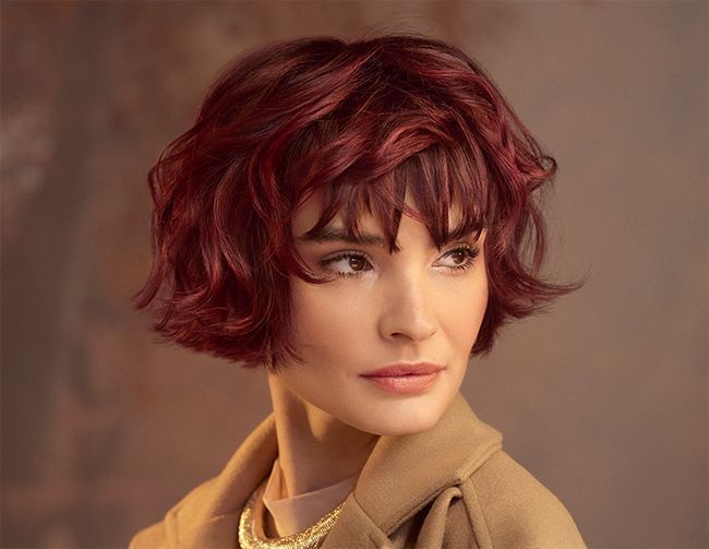 Caramel Ombré on Sleek Dark Brown Bob — Winter Hair Colors for Brunettes