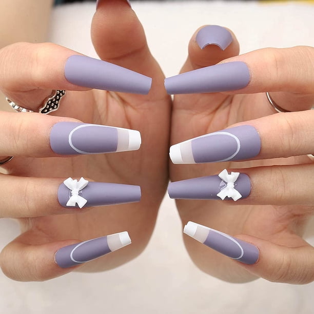 Matte Visual Idea — Cute New Years Nails 2027
