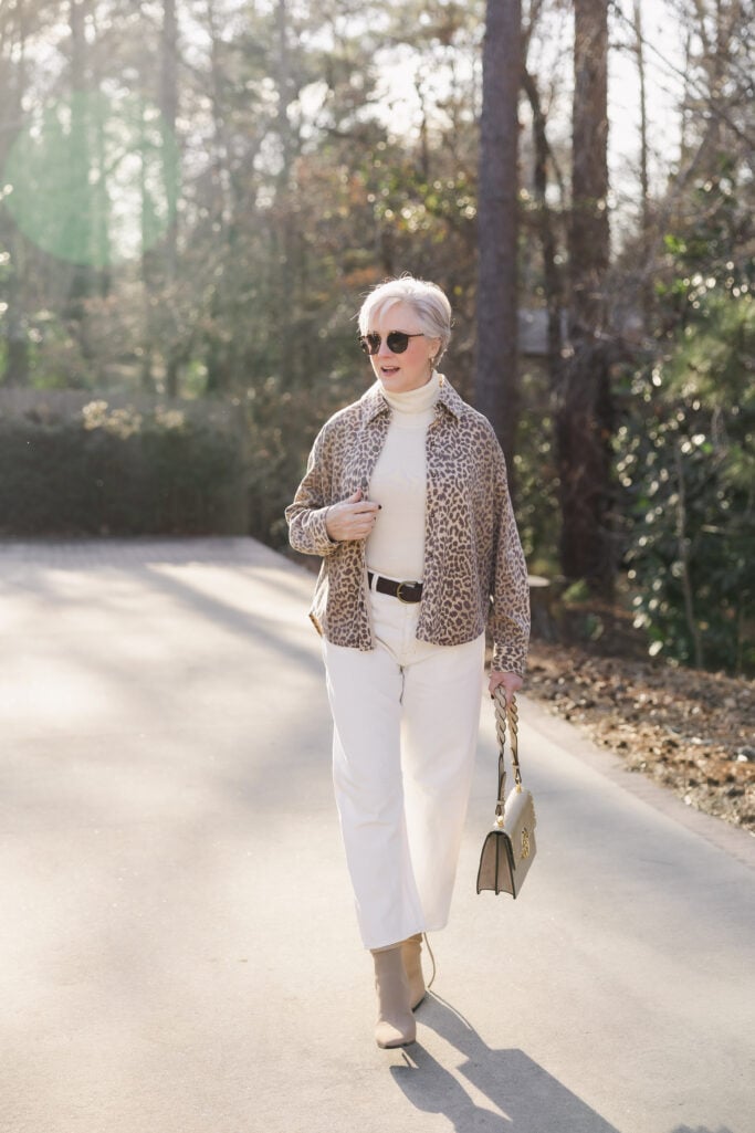 Leopard Print Jacket Adds a Wild Touch — Casual Winter Outfits