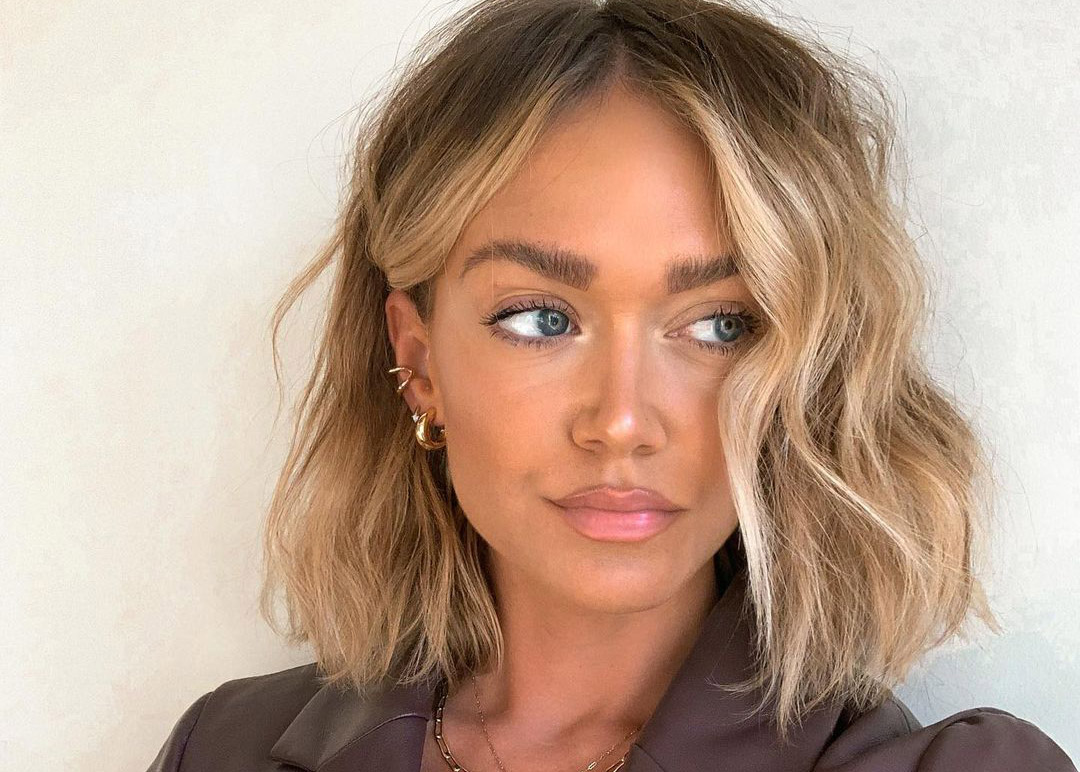 Chin Length Bob With Soft Curtain Bangs — Winter Hairstyles for Thin Hair