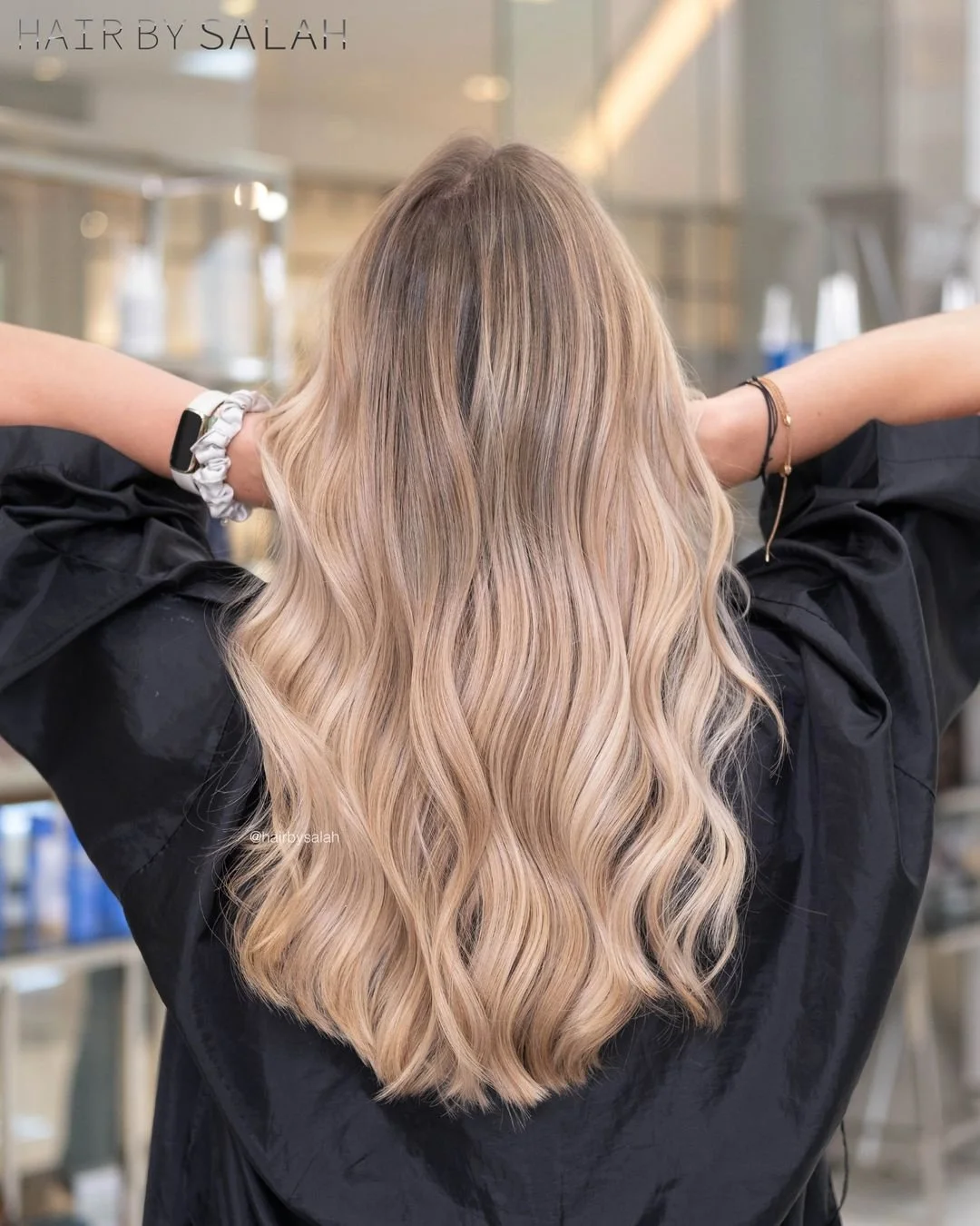 Soft Beige Blonde Medium Density Waves — Winter Hair Colors for Blondes