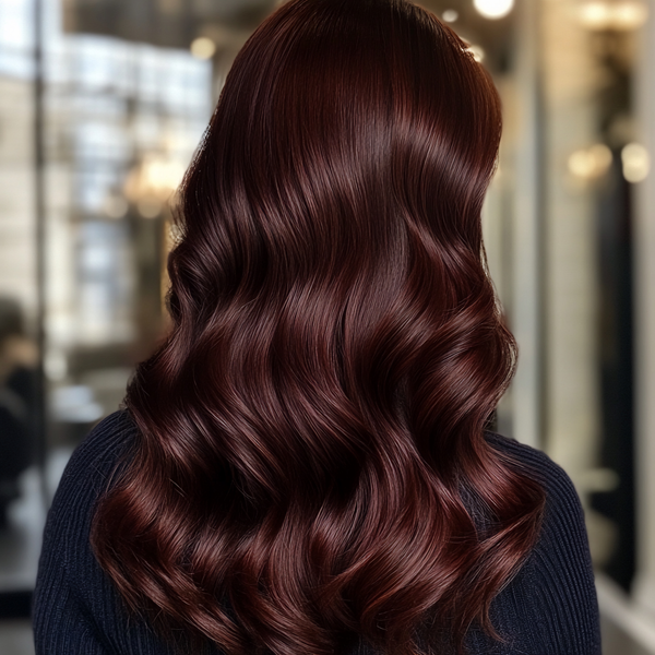 Deep Auburn Visual Idea — Fall to Winter Hair Colors