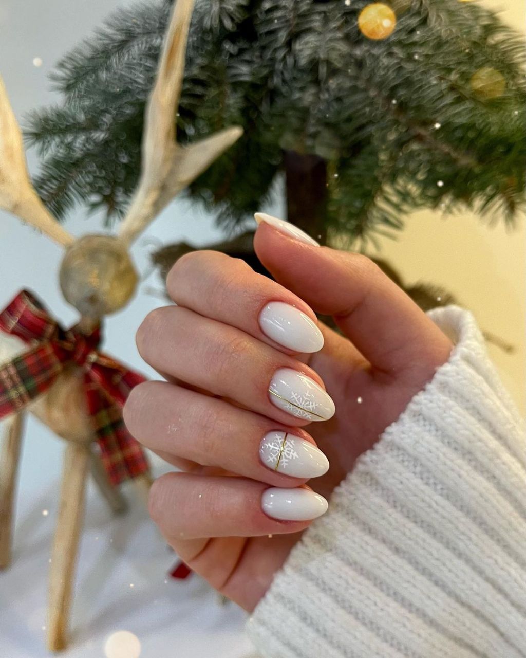 Clean Cuticle Work Even Application Visual Idea Clean Cuticle Work Even Application Visual Idea β Christmas Nails for Women Over 50 2026