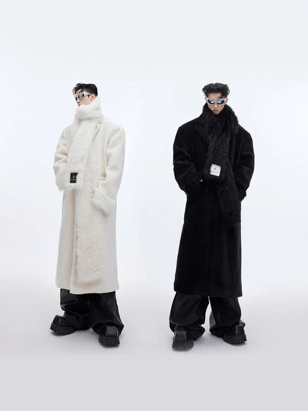 Avant-Garde Winter Style with Fur-Lined Coats Avant-Garde Winter Style with Fur-Lined Coats β Winter Outfits for Men
