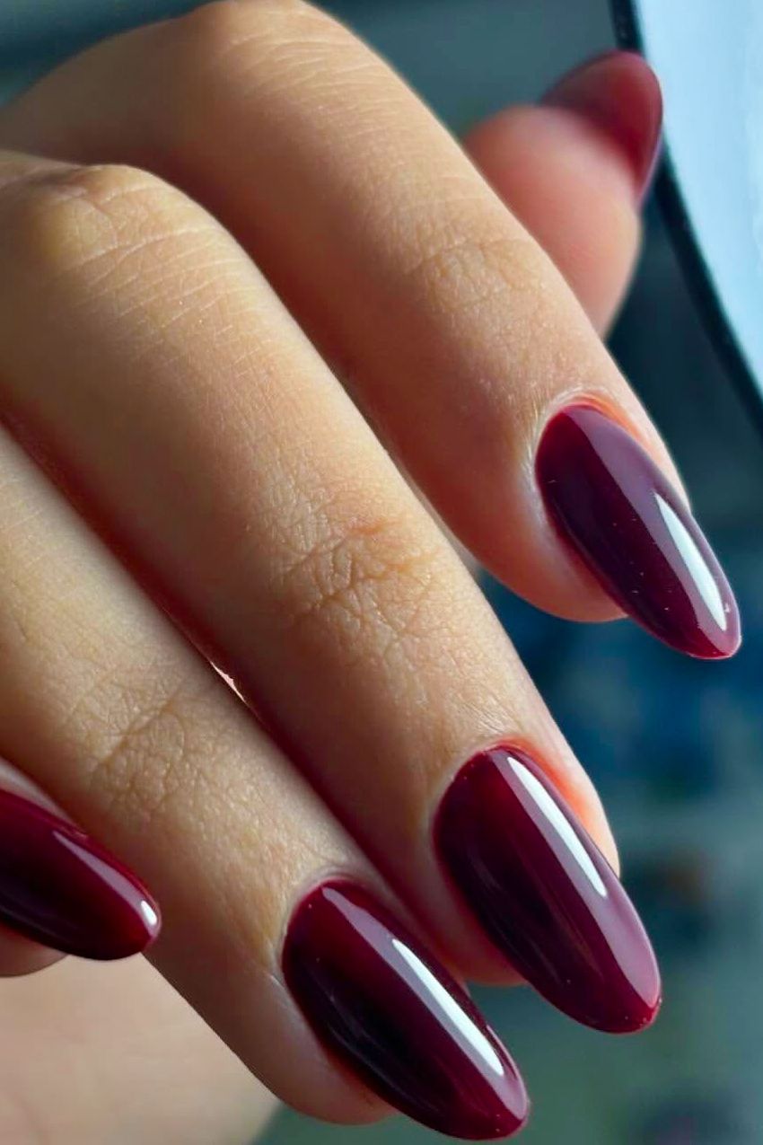 Autumn Winter Visual Idea — Winter Gel Nail Colors