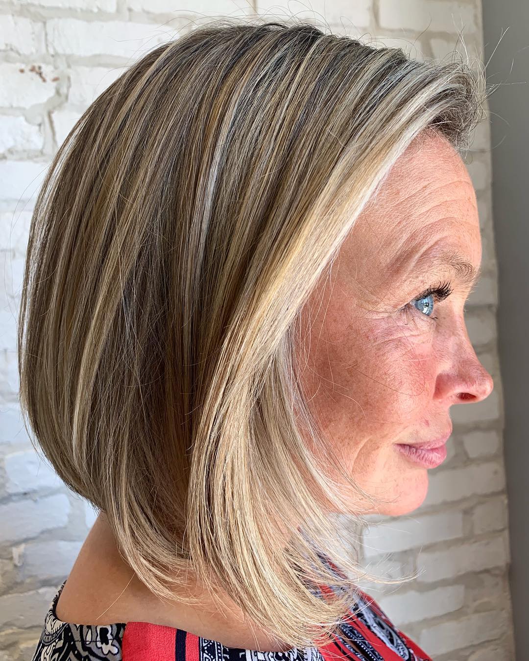Natural Dark Blonde Bob — Winter Hair Colors for Women Over 70