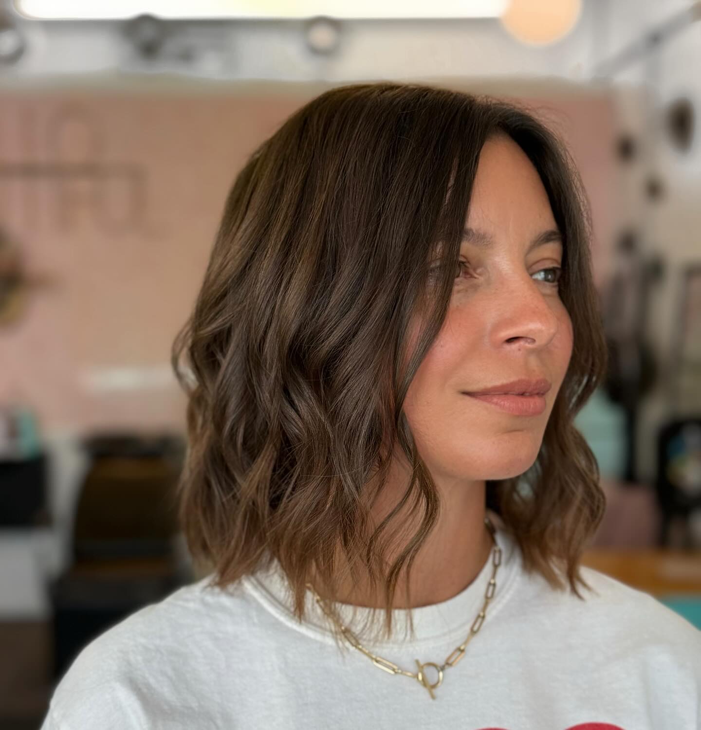 Layered Shoulder Length With Face-Framing — Medium Length Winter Haircuts