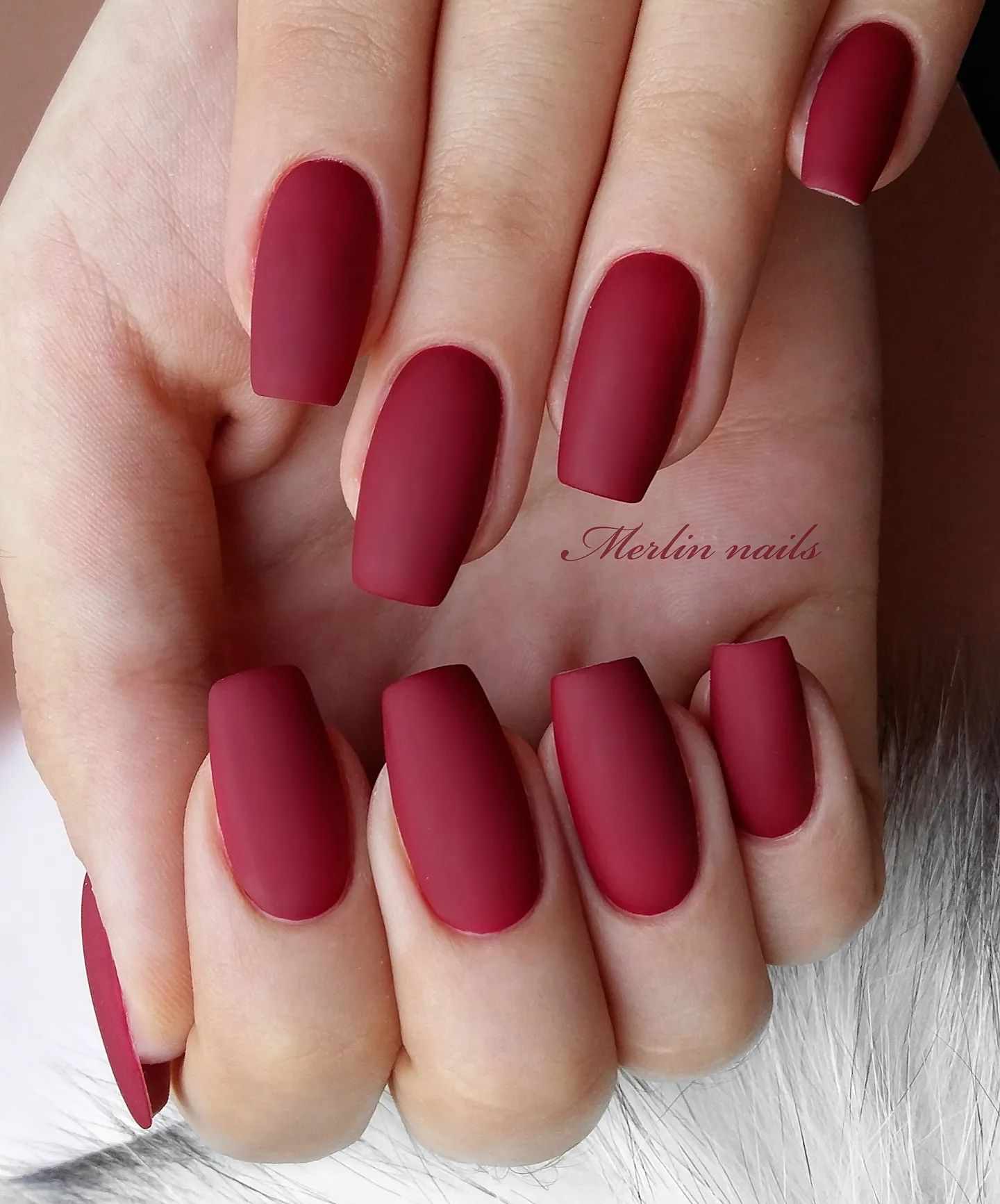 The Single Detail A Reader Notices First Matte Burgundy Oval Nails The Single Detail A Reader Notices First Matte Burgundy Oval Nails β Winter Matte Nails