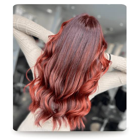 Warm Burgundy With Copper Highlights — Burgundy Hair Color
