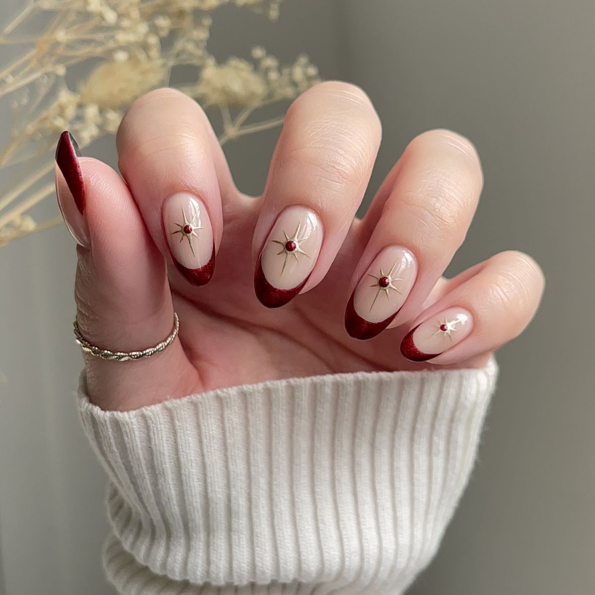 Glossy Visual Idea — Winter Nail Colors for Women Over 60