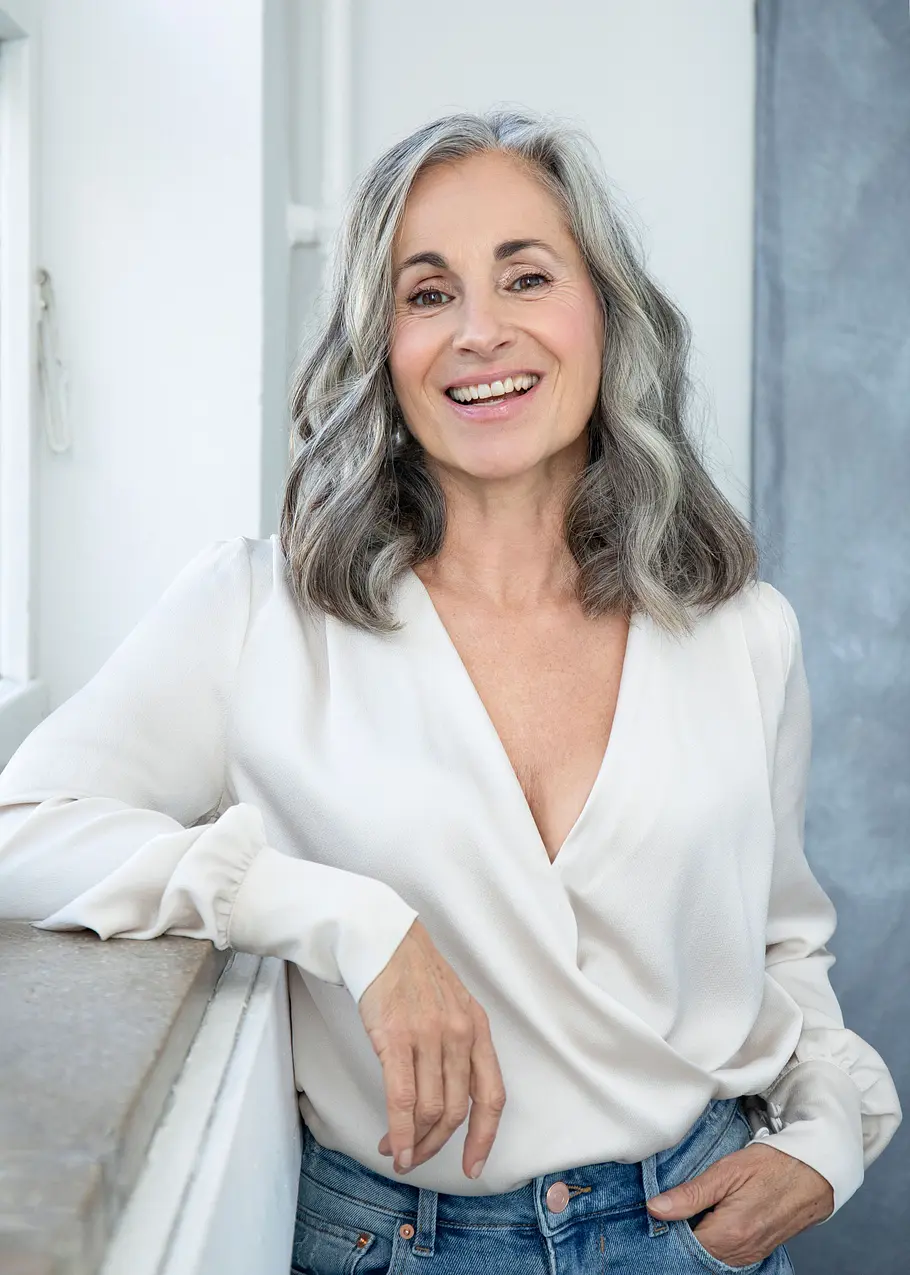 Wavy Blowout With Gray Blending Wavy Blowout With Gray Blending β Gray Blending Highlights
