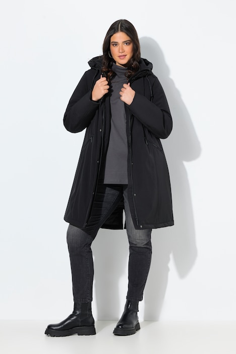 Practical Black Parka for Outdoor Winter Activities Practical Black Parka for Outdoor Winter Activities β Winter Outfits for Women Over 50