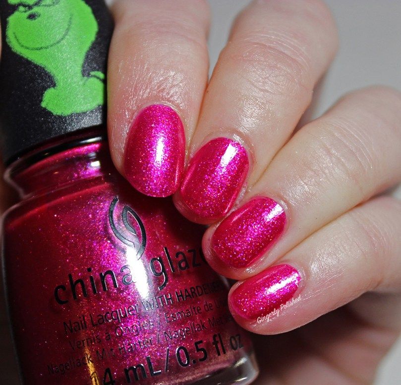 Glitter Visual Idea Glitter Visual Idea β Grinch Nails 2026