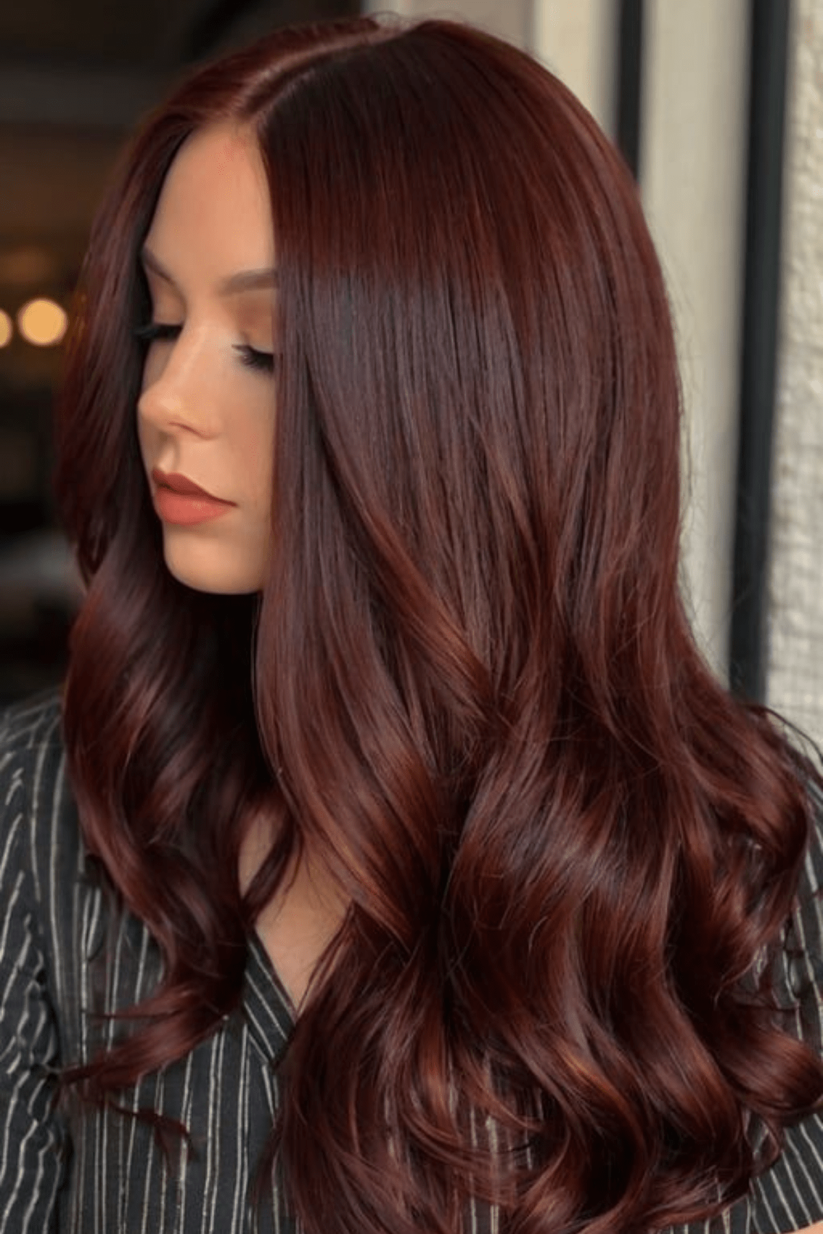 Deep Auburn With Subtle Lighter Highlights — Winter Auburn Hair Color