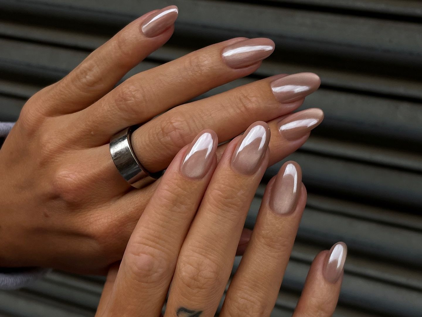 Glossy Visual Idea — New Years Press On Nails 2027