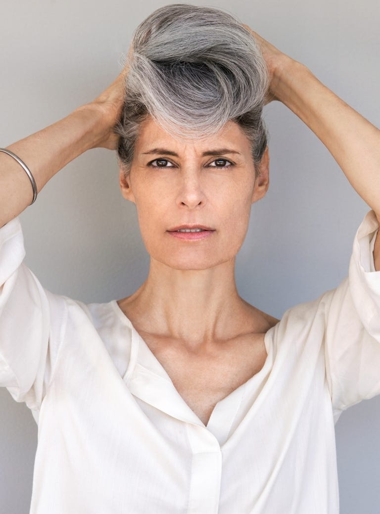 Updo Visual Idea — Winter Hairstyles for Women Over 70