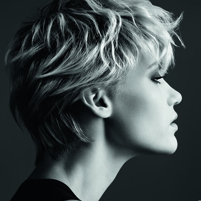 Ash Blonde Textured Pixie with Choppy Bangs Ash Blonde Textured Pixie with Choppy Bangs β Winter Haircuts for Women