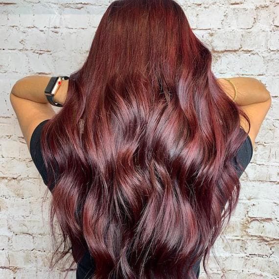 Back View Visual Idea Back View Visual Idea β Winter Red Hair Colors