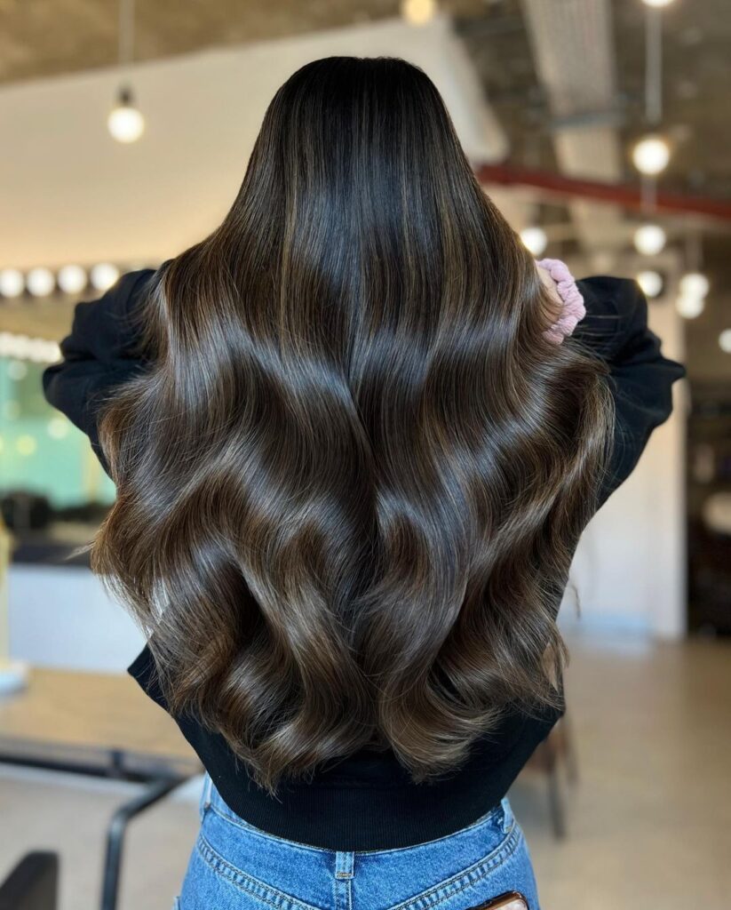 Layered Espresso With Subtle Highlights — Espresso Brown Hair