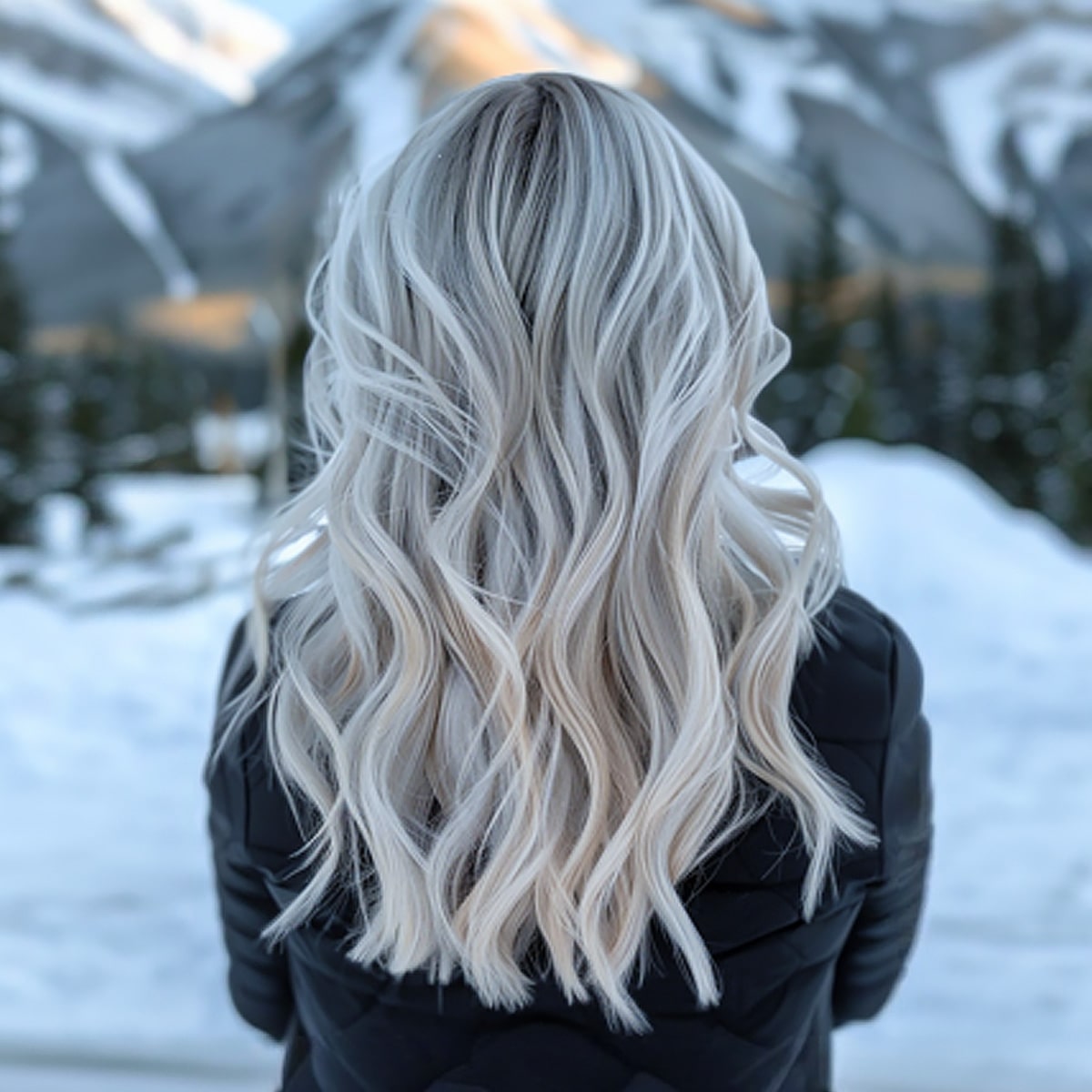 Back View Visual Idea Back View Visual Idea β Winter Hair Colors for Gray Hair