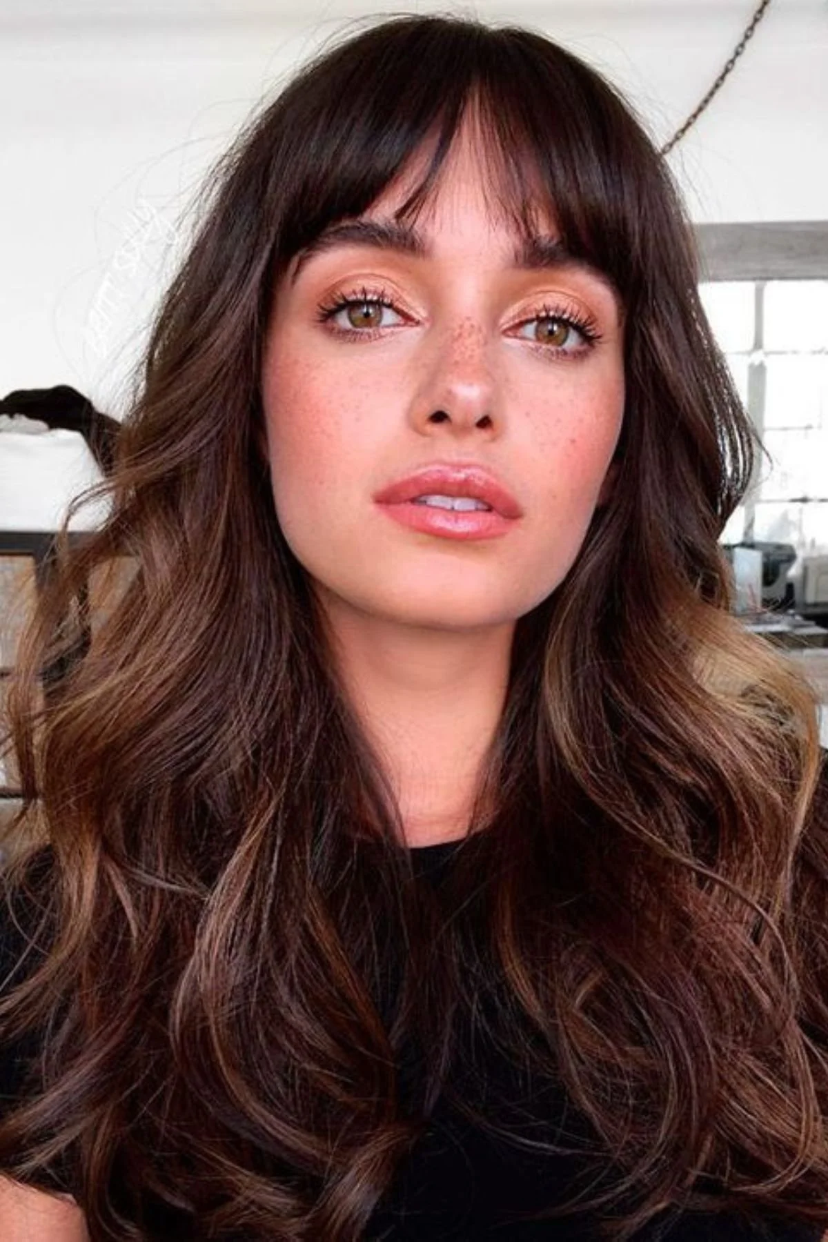 Dark Brown With Caramel Highlights Visual Idea Dark Brown With Caramel Highlights Visual Idea β Long Winter Haircuts