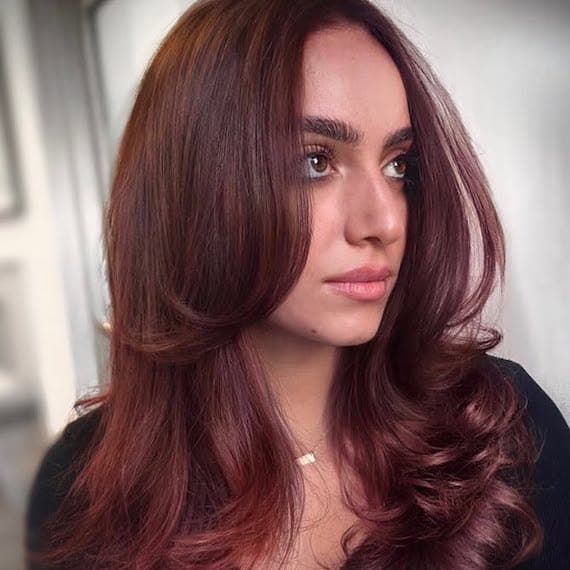Front View Slightly Angled Visual Idea Front View Slightly Angled Visual Idea β Cherry Cola Hair Color