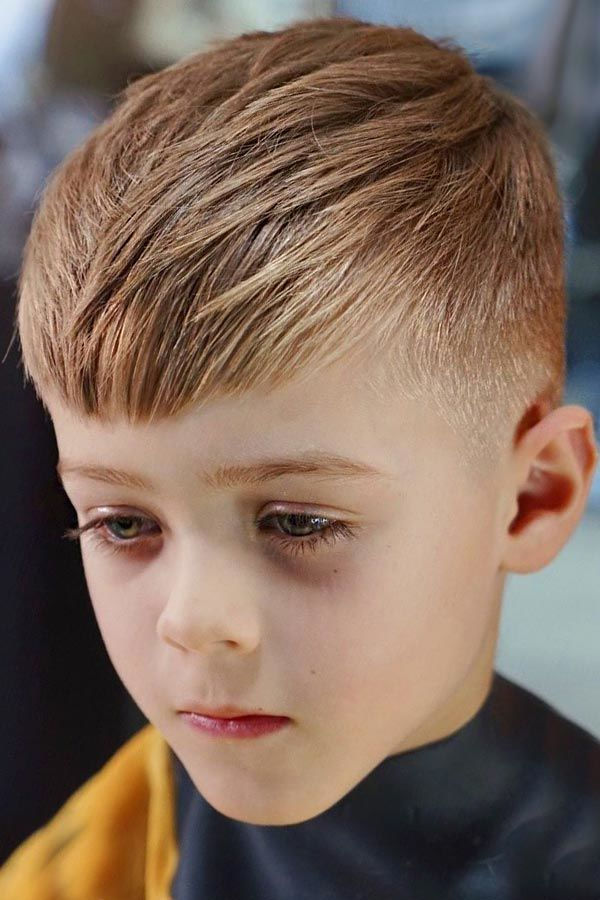 Short Sides Longer Textured Top Crop With Textured Messy Fringe — Winter Haircuts for Boys