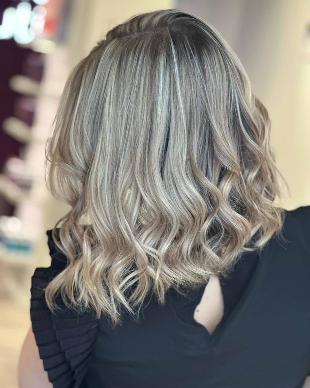 Back View Visual Idea Back View Visual Idea β Lowlights for Blonde Hair