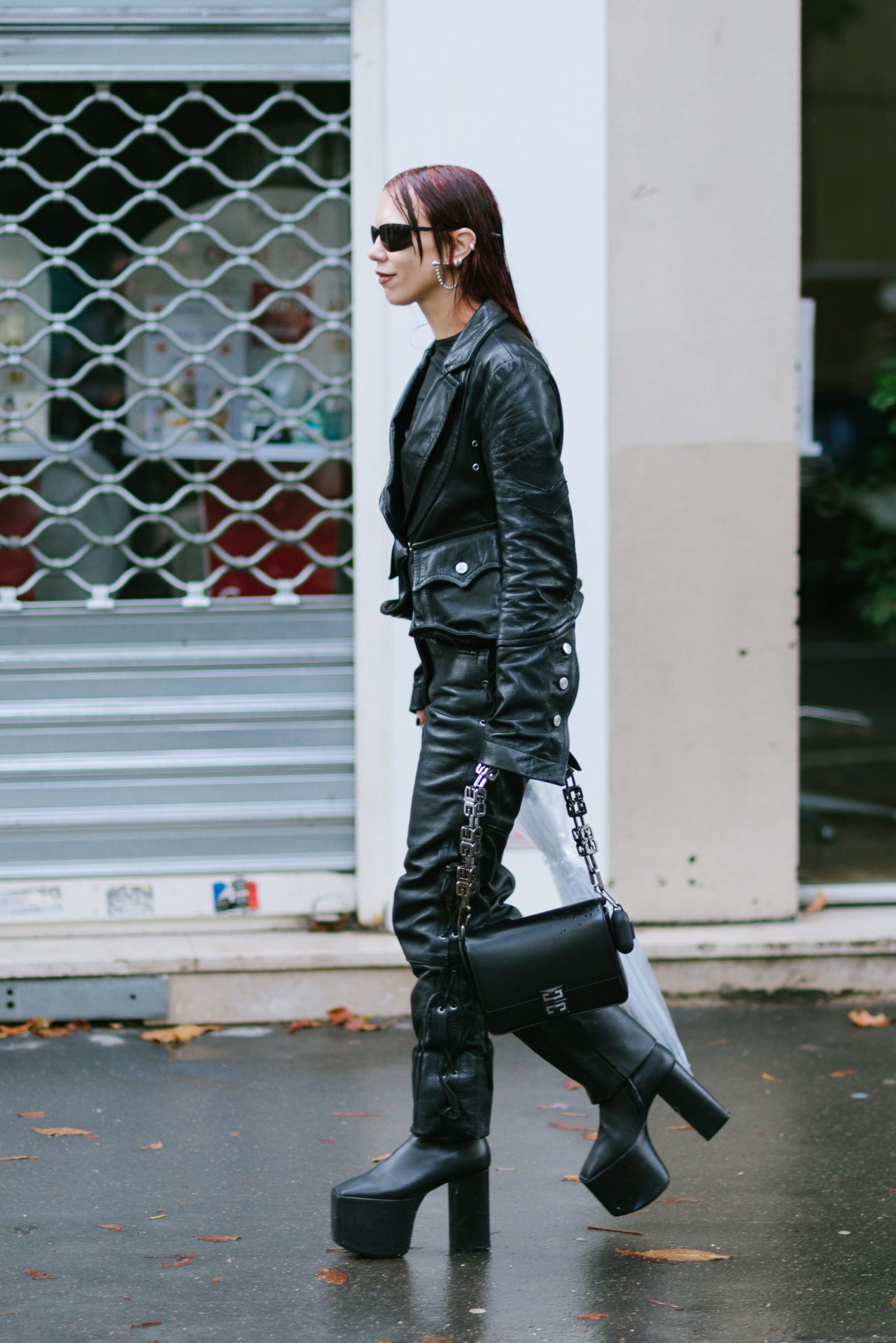 Extreme Platform Boots for an Edgy Night Out Ensemble — Winter Boots Outfits
