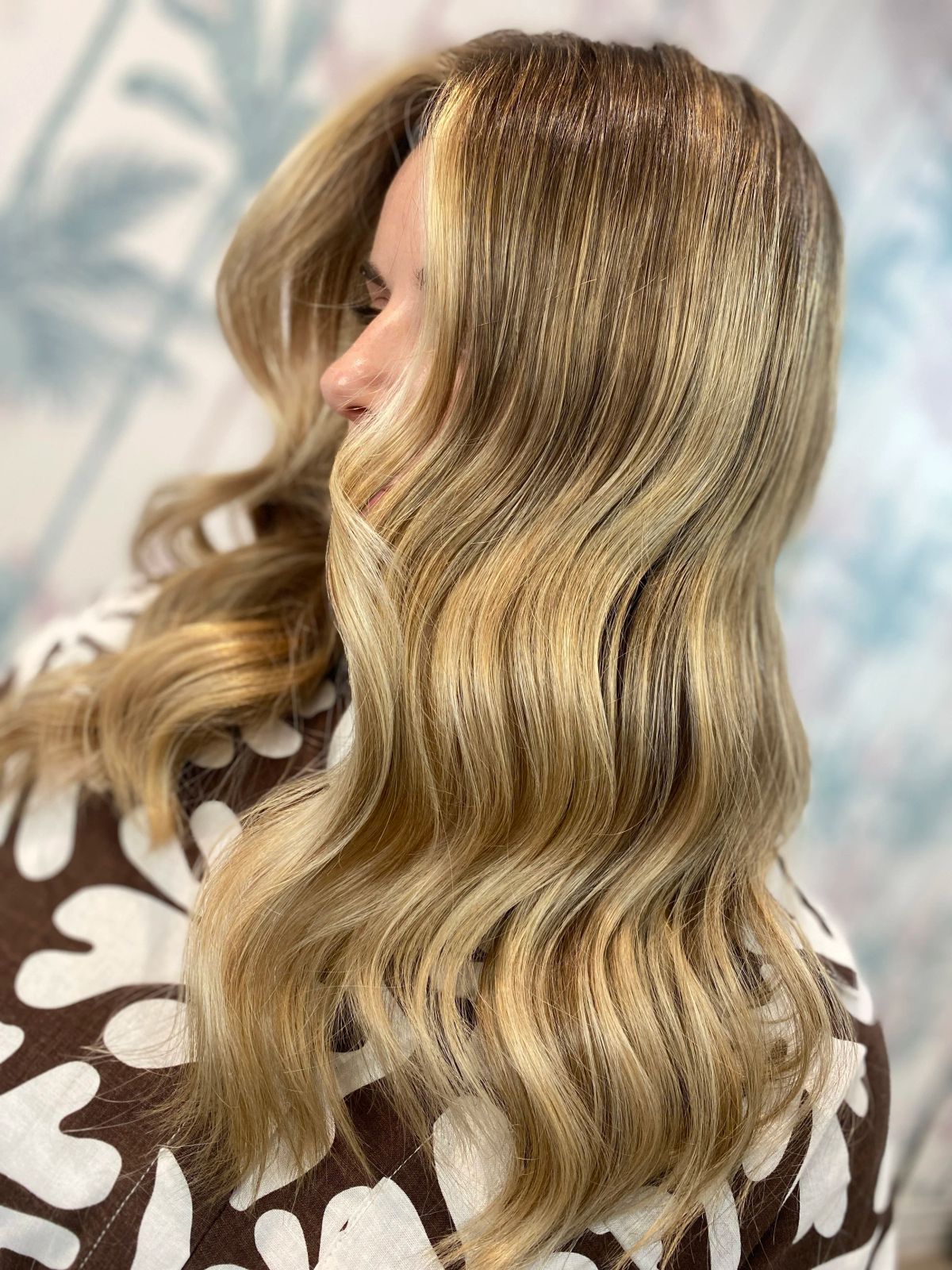 Side View Visual Idea Side View Visual Idea β Lowlights for Blonde Hair