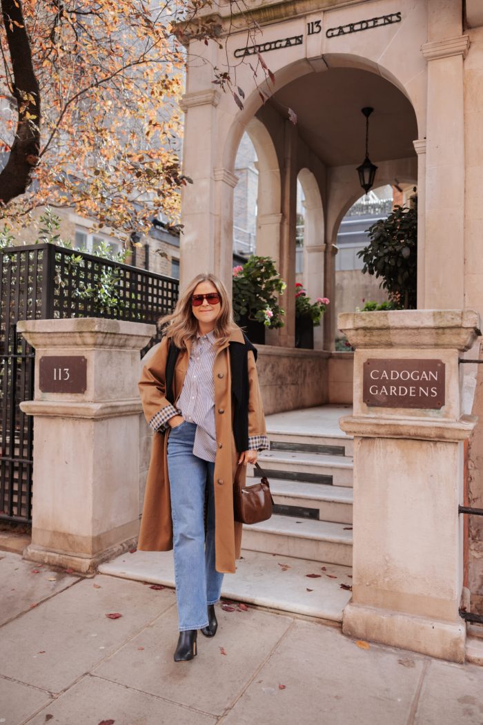 Classic Trench and Stripes: Effortless City Style — London Winter Outfits