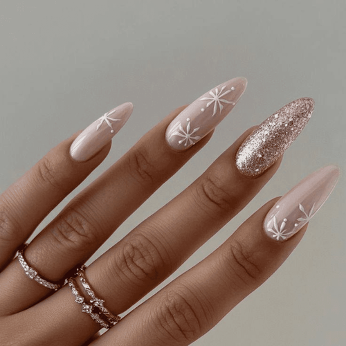 Visual Idea Visual Idea β Long Winter Almond Nails