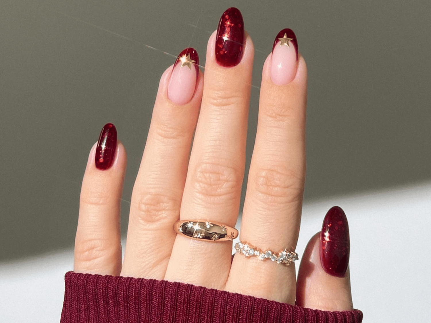 Smooth Application Neat Cuticle Area Visual Idea Smooth Application Neat Cuticle Area Visual Idea β Christmas Nails for Women Over 50 2026