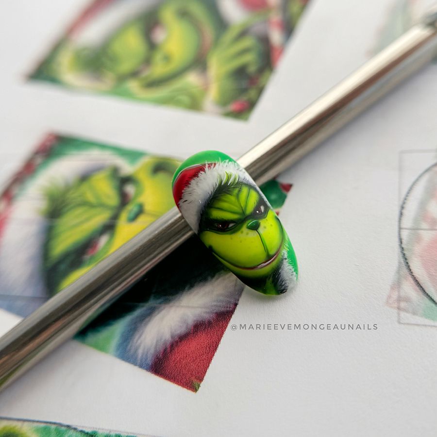 Grinch Face On The Accent Nail Visual Idea Grinch Face On The Accent Nail Visual Idea β Grinch Nails 2026