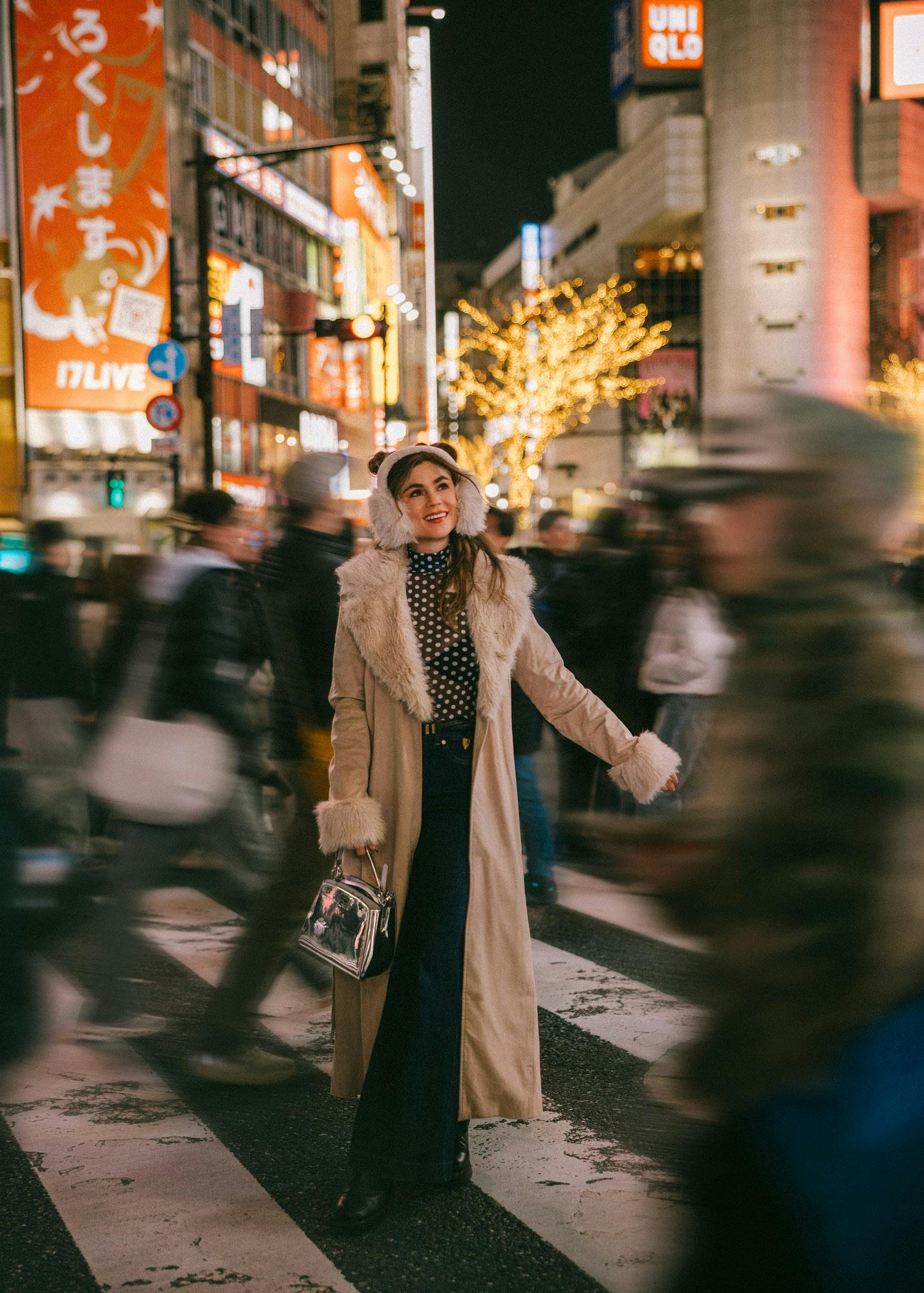 Faux Fur Trimmed Coat for Glamorous Winter Travel — Winter Travel Outfits