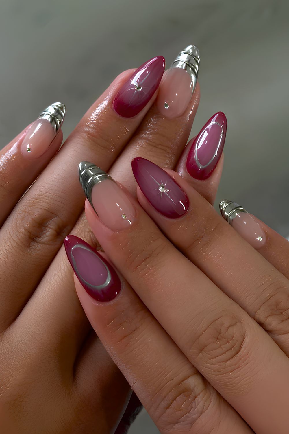 Visual Idea — Winter Gel Nail Colors