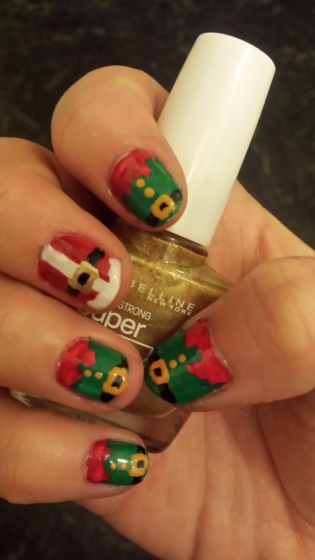 Nail Shape And Length E G Medium Almond Visual Idea — Christmas Nails for Kids 2026