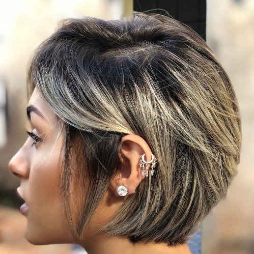 Ear To Chin Visual Idea Ear To Chin Visual Idea β Low Maintenance Winter Haircuts