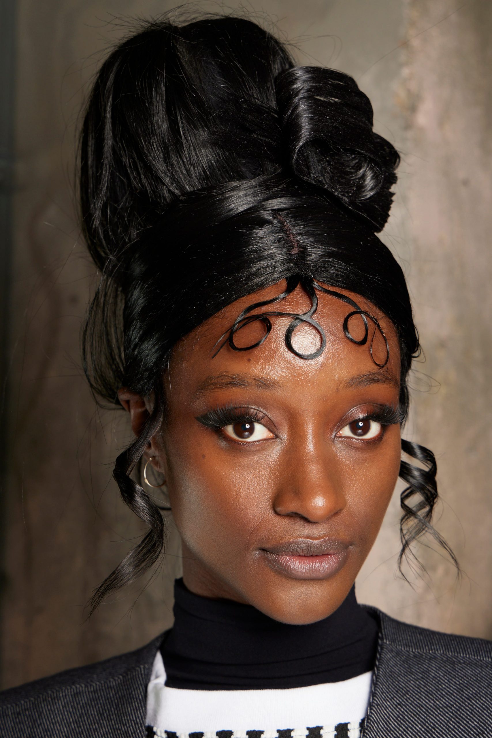 Updo Visual Idea — Winter Hairstyles for Black Women