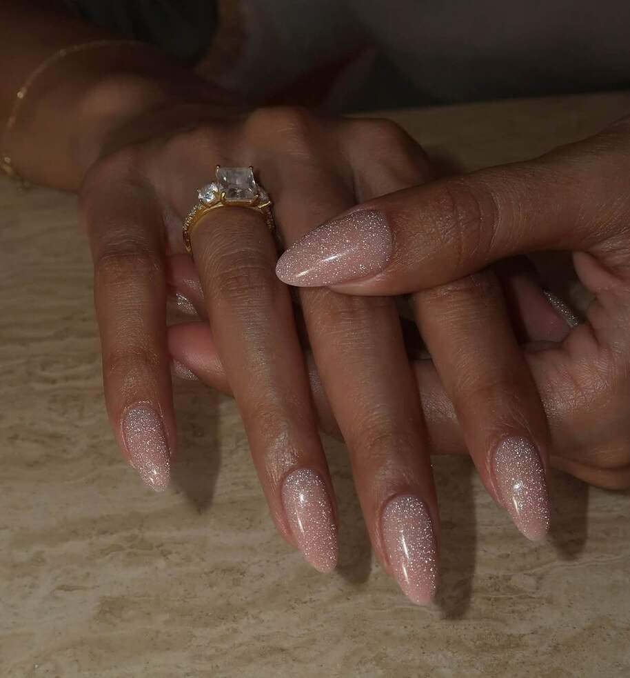Glossy Translucent Visual Idea Glossy Translucent Visual Idea β New Years Acrylic Nails 2027