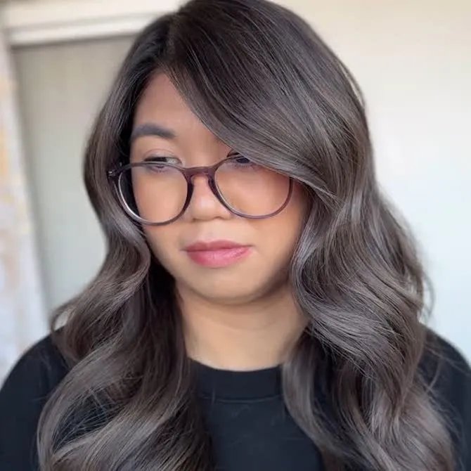 Collarbone Ash Brown With Subtle Cool Highlights — Winter Hair Colors for Brunettes