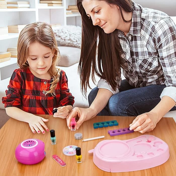 Light Pink Polish for Kids — Christmas Nails for Kids 2026