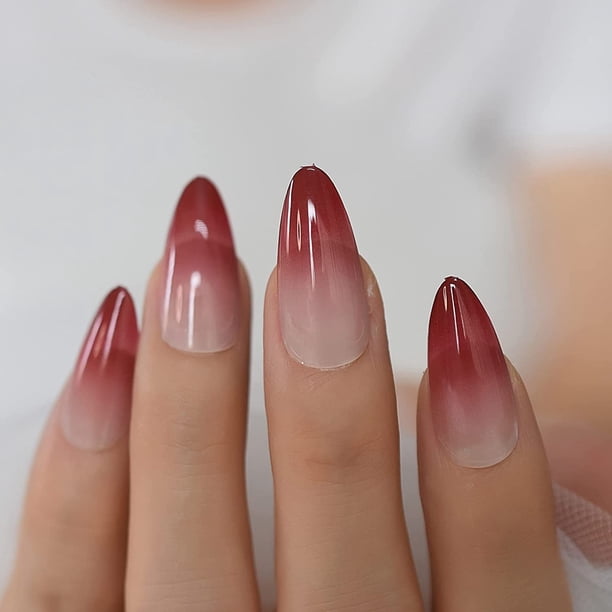 Visual Idea Visual Idea β Medium Winter Almond Nails