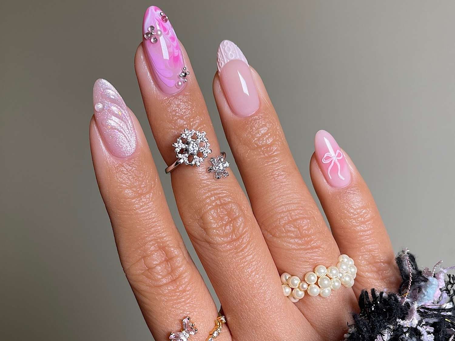 Matte Light Blue Gift Box Square Nails Matte Light Blue Gift Box Square Nails β Holiday Nails 2026