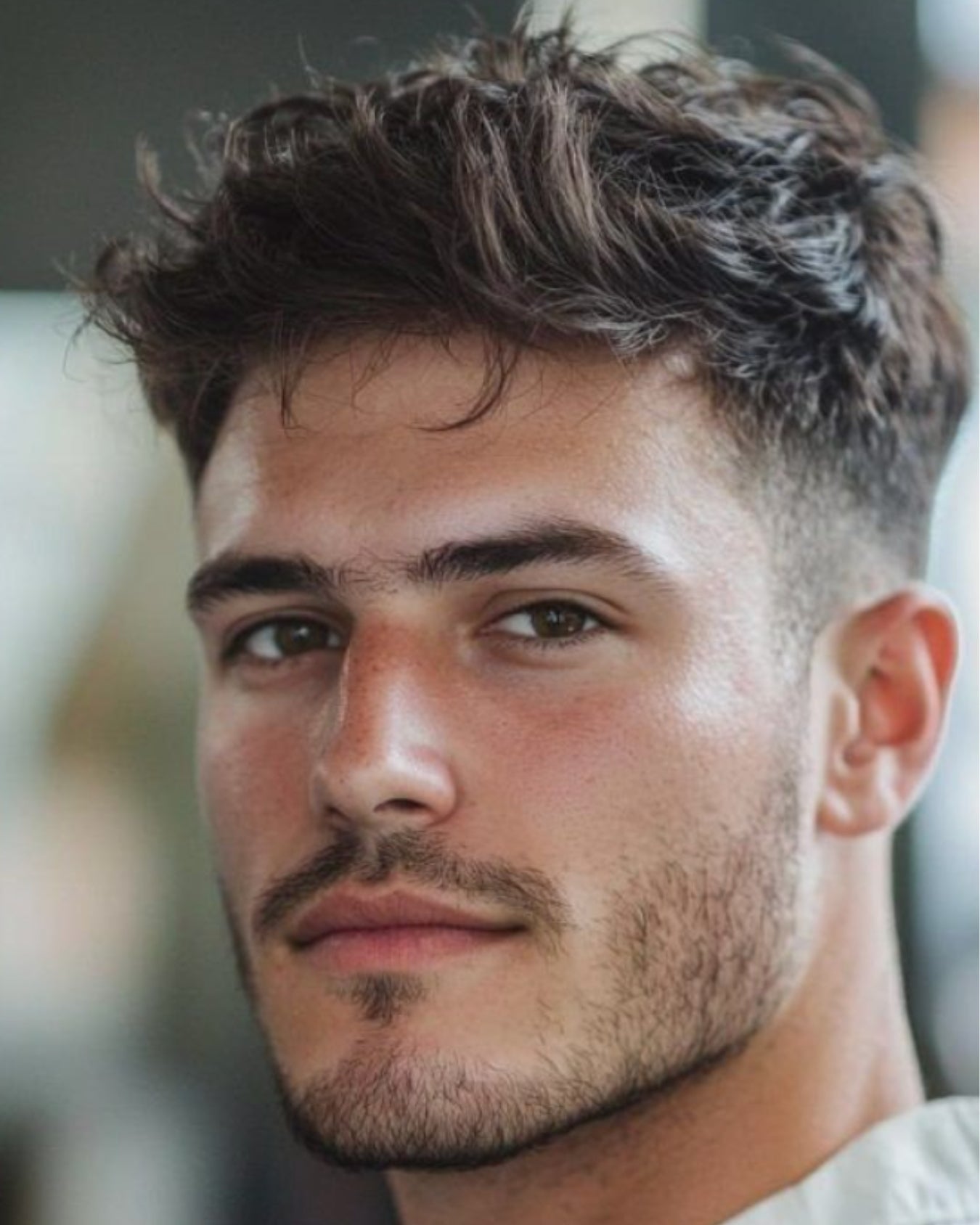 Textured Crop With Short Fade Textured Crop With Short Fade β Winter Haircuts for Men
