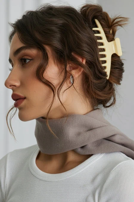 Dark Brown Blowout With Curtain Bangs Dark Brown Blowout With Curtain Bangs β Winter Hairstyles