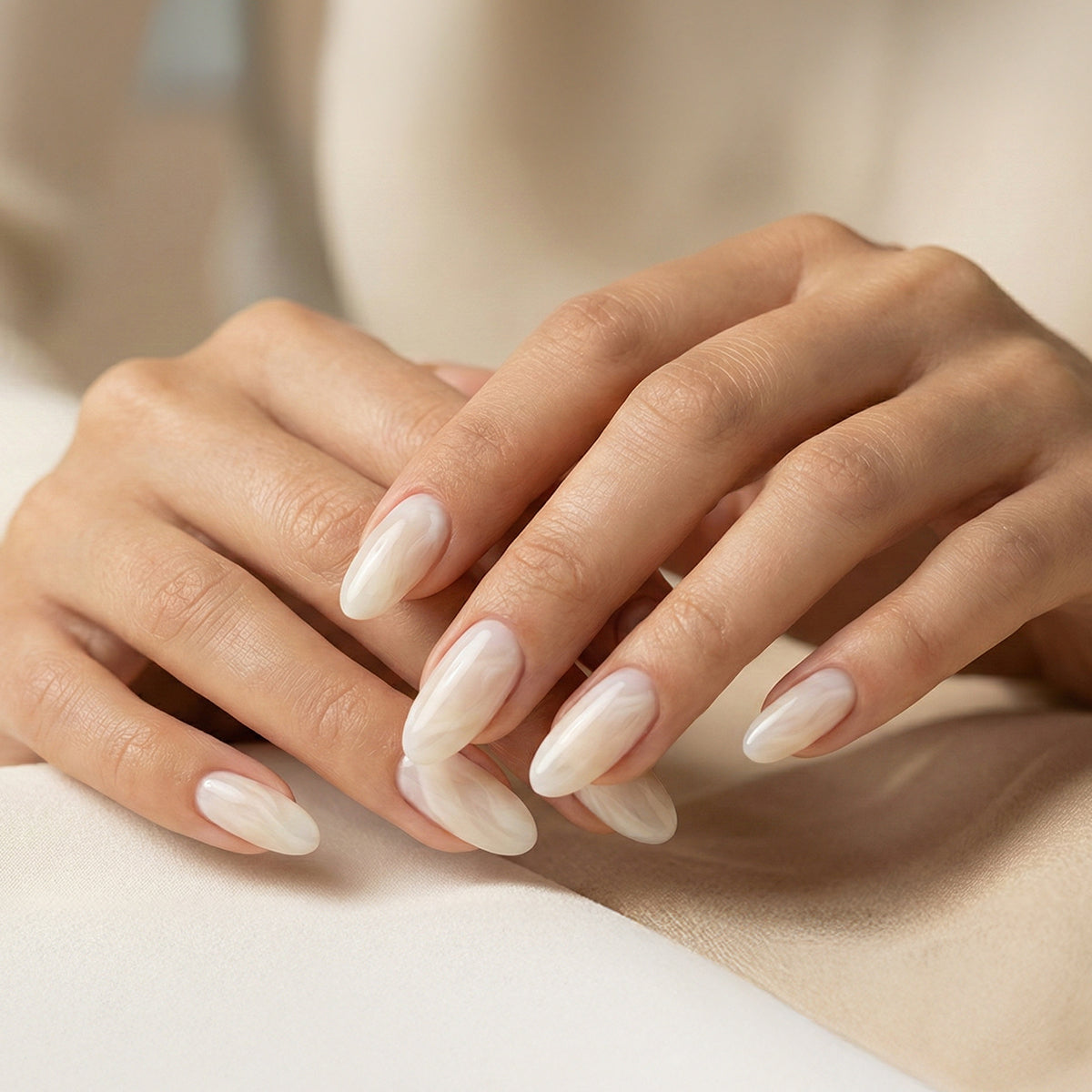 Swirl Marble Effect Visual Idea Swirl Marble Effect Visual Idea β Winter Nude Nails